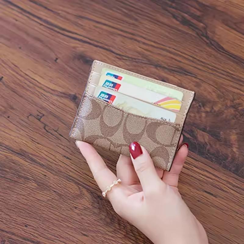 Luxury Design Wallets for Women Multi-Function Card Holder PU Leather Female Small Card Bag Short Women's Purse