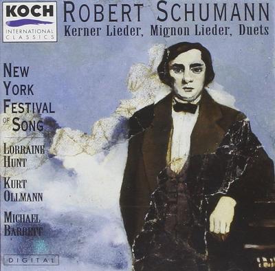 CD SCHUMANN, HUNT, OLLMANN; BARRETT - Schumann;Songs and Duets  370682H1 Japan Classical Used