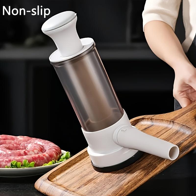 Manual Sausage Maker Vertical Sausage Maker with Stuffing Tubes Meat Stuffer Filler for Kitche Homemade Sausage Kitchen Tools