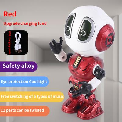 Light Music Robot Intelligent Touch Sensing Recording Deformation Interactive Children Toys