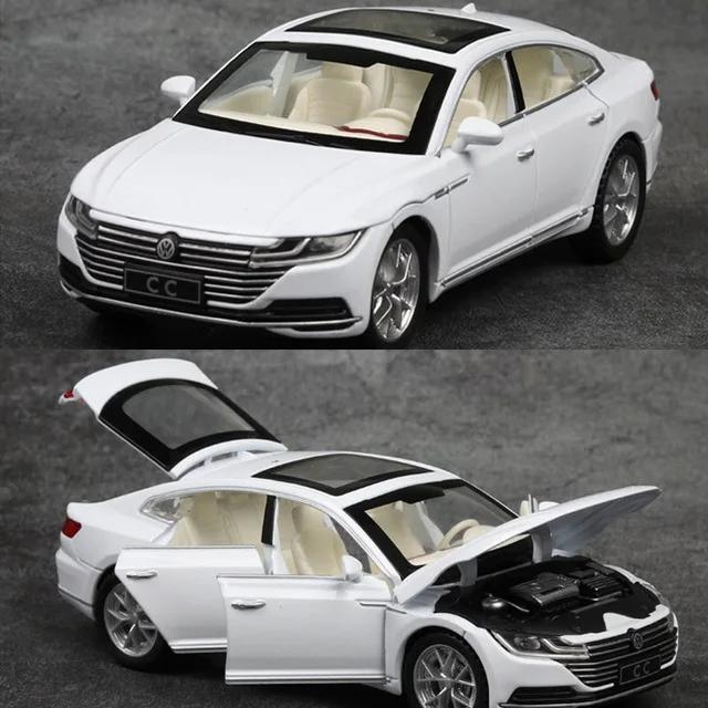 

1:32 CC VW Volkswagen CC Литой масштабный металлический игрушечный автомобиль Модели 6 открывающихся дверей Модель Звук и свет Откатная игрушка Внедорожник Игрушки для детей