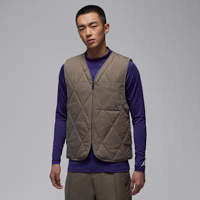 Jordan Vests Men s Light Khaki V neck Other M