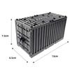 Building Block Diy Military Container Small Particle Scene Ornament Decorative Storage Weapon Spare Parts Toy