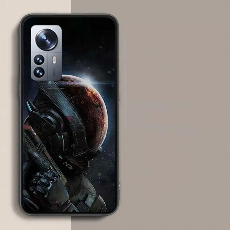 N7 Mass Effect Phone Case For Xiaomi Poco X3 NFC X4 GT M3 M4 M5 M5S X7 X6 X5 F6 Pro F5 F4 Mi F3 F2 Cover TPU Capa Coque Clear Pa