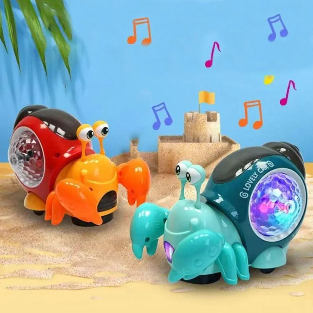 Interactive Musical Light Toy Snail Baby Dancing Toy Cartoon Walking Toy