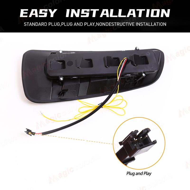 1set Daytime Running Lights For Ford Raptor SVT F150 2009 2010 2011 2012 2013 2014 DRL LED Fog Lamp Yellow Turn Signal Light