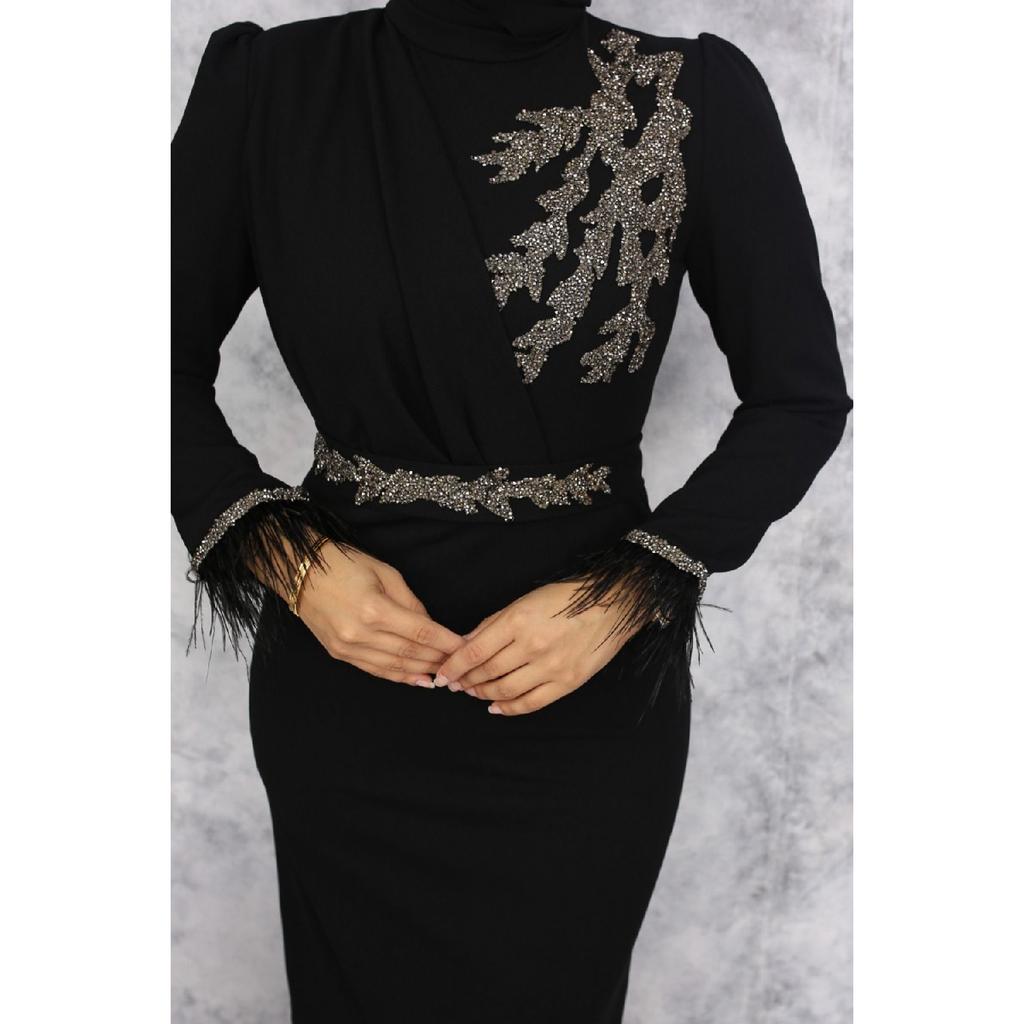 yk Hijab Evening Dress