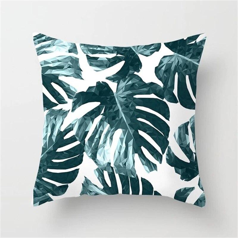 Tropical Summer Beach Style Coconut Tree Print Pattern Sofa Cushion Cover Pillowcase Home Party Car Bedding