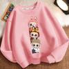 Children's Fashion Sweatshirts, Loose Long-sleeved Sweatshirts for Boys and Girls in Spring and Autumn