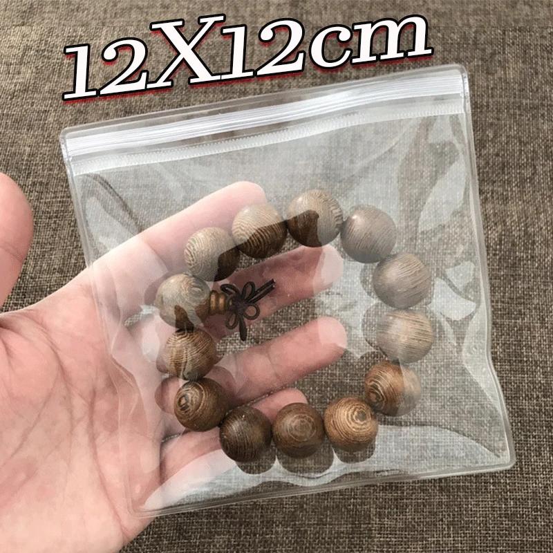 10/100pcs Transparent Thicken PVC Jewelry Package Bags Anti-Oxidation Organizer Display Packaging Storage Self Sealing Pouches