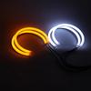 WHITE  LED Headlight Angel Demon Eyes Kit Angel Eyes Light For BMW 3 Series E46 Sedan Touring Wagon Coupe Compact 1998-2005