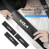 AAAFV1 Leather Car Seat Belt Shoulder Protector Seat Belt Cover For Spectra Sedona Cadenza Proceed Sephia Stonic Carens