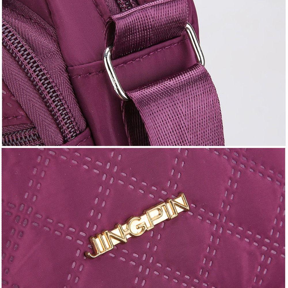 New Nylon Small Square Bags Multifunctional Crossbody Messengers Bag Multi-compartment Shoulder Bag