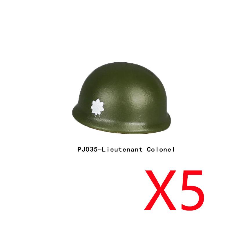 Military Figure MOC Building Block Accessories Vest Equipment Soviet American Soldier Helmet Hat Kit Mini Brick Toy Gift K48
