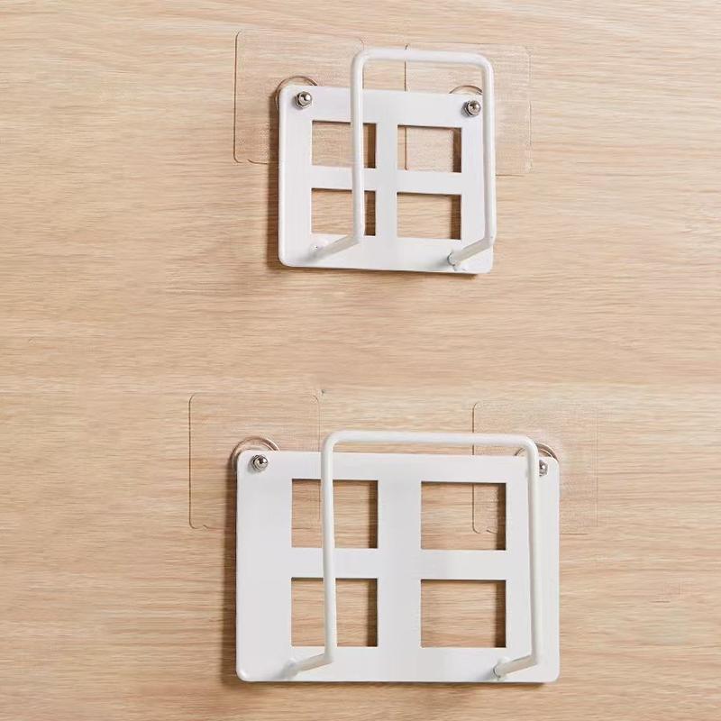 Wall Mounted Router Holder Wifi Storage Bracket Easy To Install Non Drilling Power Socket Rack Bookshelf