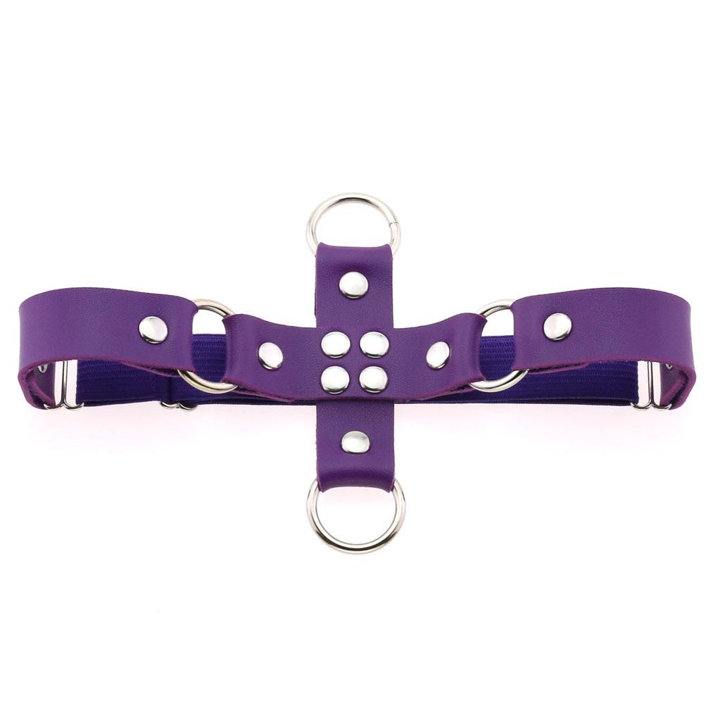 Fxcube New Goth Punk Leg Strap Garter Belt Pentagram Thigh Harness Women Girls Gothic Cosplay Accessories Harajuku Egirl Jewelry