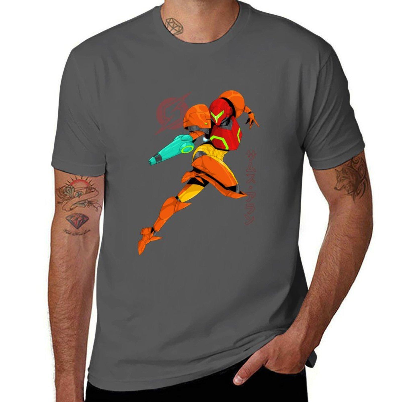 

Ready For Blastin Samus T-Shirt funny t shirts man man graphic t shirt t shirts for man graphic tees T-Shirt 4XL