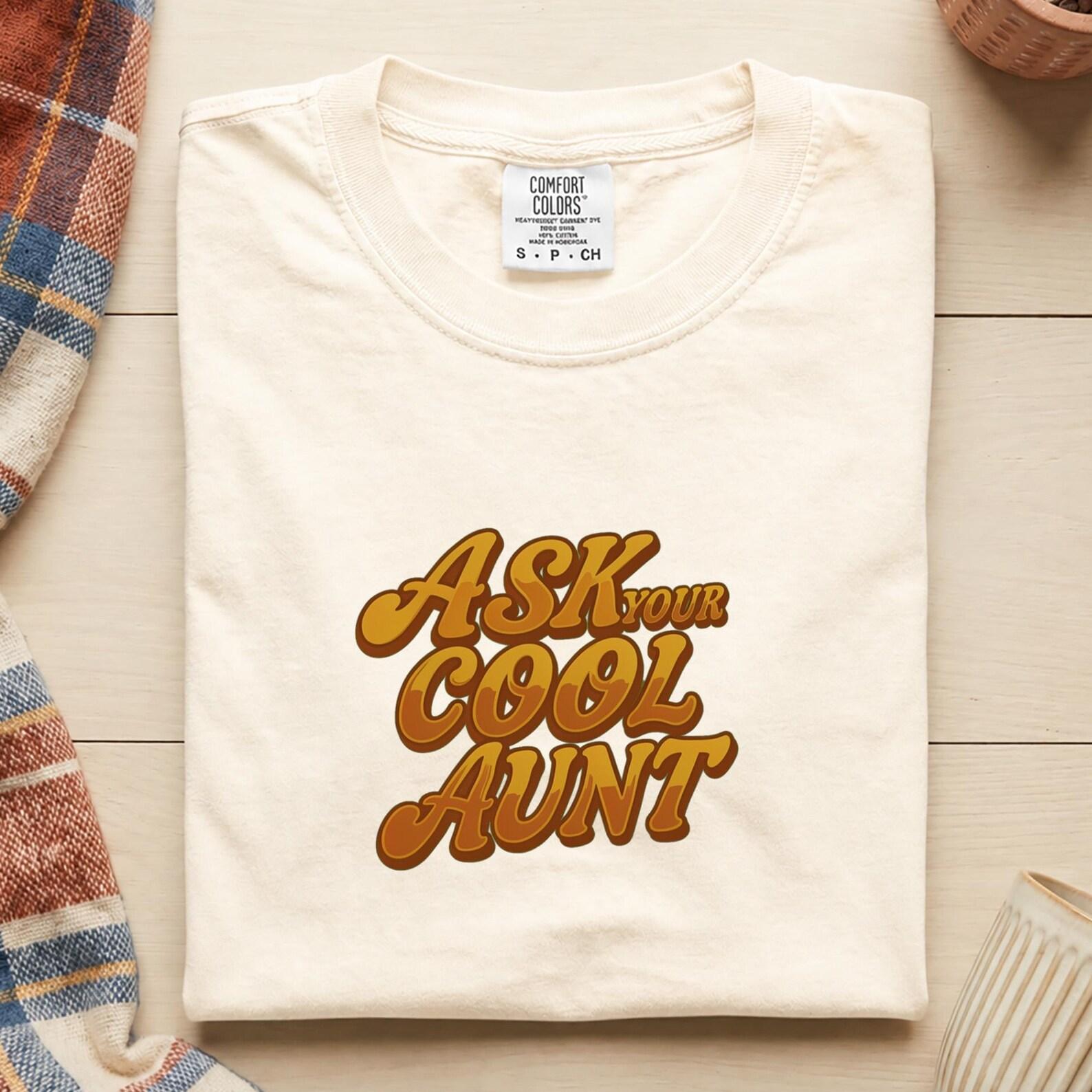Cool Aunts Club Tshirt, Cool Aunts Club Shirt, Cool Aunt Slub Tshirt, Aunt Birthday Gift, Aunt Gift, Cool Aunts Club T Shirt, Fun Aunt Shirt M