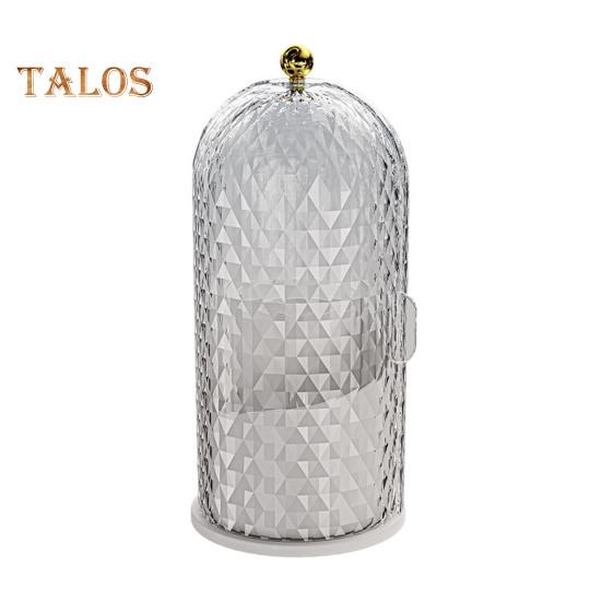 

Держатель зубной щетки с крышкой, органайзер для хранения косметики, пылезащитный вращающийся на 360 градусов держатель для зубной щетки и кистей для макияжа белый