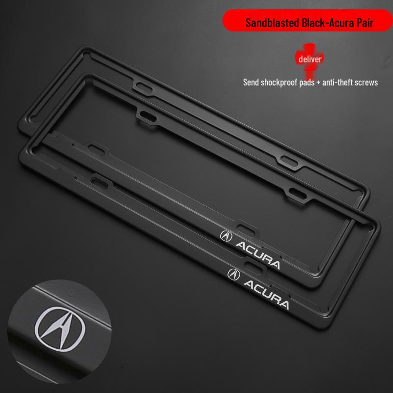 

Acura License Plate Frame Cover for CDX, RDX, TLX-L, MDX - Compliant with New Traffic Regulations