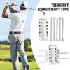 Reglator Înălțime Tee Golf 5 Setări Elevator Tee de Precizie Setator Înălțime pentru Swing-uri Consistente Suport Tee Multifuncțional cu 5 Tee-uri pentru Interior