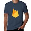 Firebase TShirt Basic Simple Design Short Sleeve Shirt