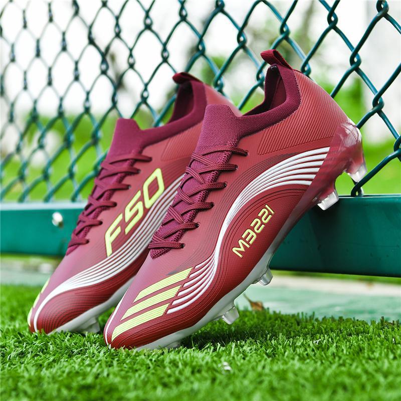 New seamless fly-woven Messi football shoes men s spikes artificial grass training shoes 35