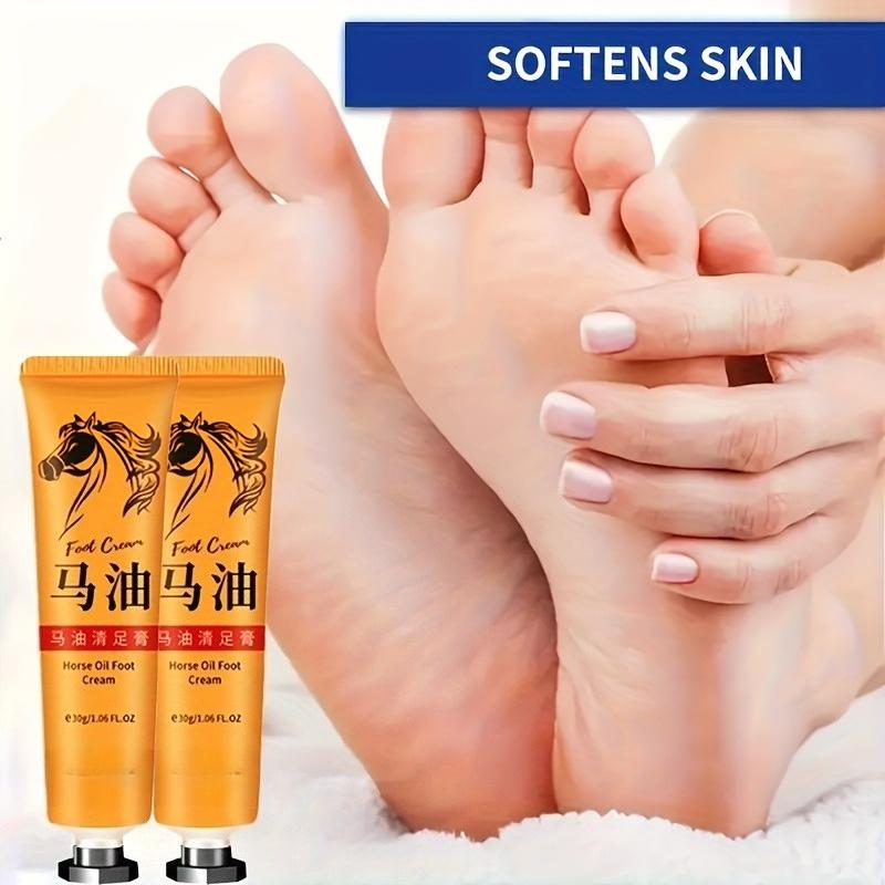 

Масляный крем для ног для ухода за сухой, светло-бежевой кожей рук и ног, восстанавливает потрескавшиеся пятки, колени, локти и руки, подходит для ежедневного использования 2