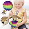Christmas Elk Plush Toy Colorful Christmas Deer Doll Holiday Gift