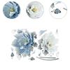 Flower Wall Sticker Toilet Sticker 3D DIY Flowers Versatile Use Wall Decal for Kids Room Classroom Nursery Restroom Living Room