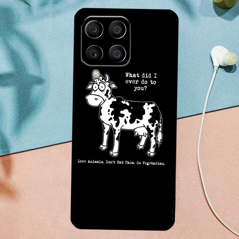 Vegan Vegetarian Quote For Samsung Galaxy M21 M31 M11 M13 M33 M53 M16 M06 M12 M14 M15 M35 M55 M34 M54 M32 M52 Case