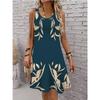 Summer Sleeveless Dress Women Fashionable Colorful Stripe 3d Print Beach Vacation Mini Dresses Comfortable Plus Size 8XL Soft Breathable Vest Dress