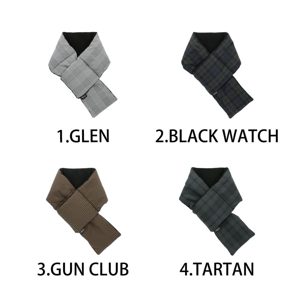 Fular Scurt Basic Ench Carouri Cordura Fular Puf Cordura Carouri Țesătură Japoneză Protecție la Frig Mărime Universală Tartan Bărbați Femei