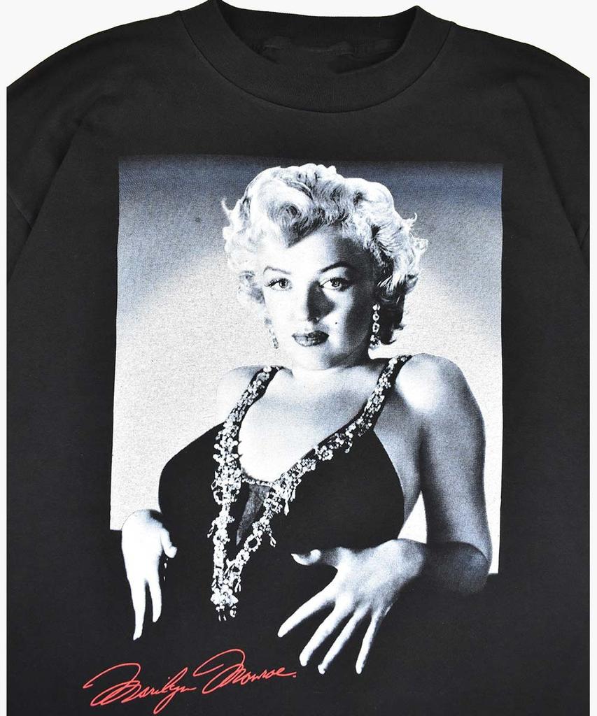 Vintage Marilyn Monroe Signature Heavy Cotton Black S-5XL Unisex Shirt PP92