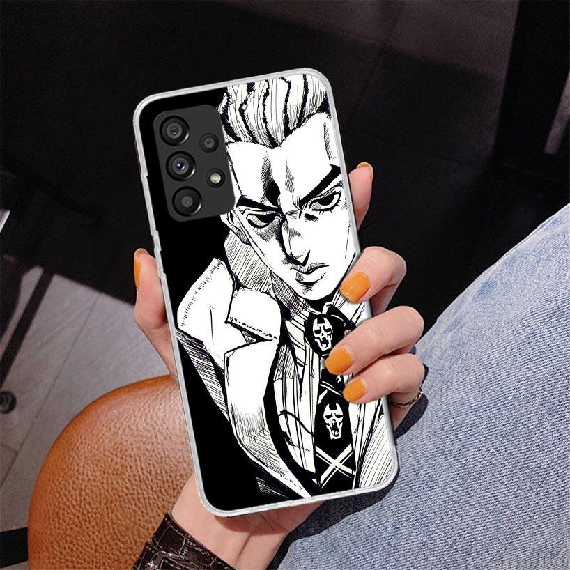 JoJo Kira Yoshikage Killer Queen Phone Case For Samsung Galaxy A52 A42 A32 A22 A12 A51 A41 A31 A21S A50S A40 A30S A20S A20E A10