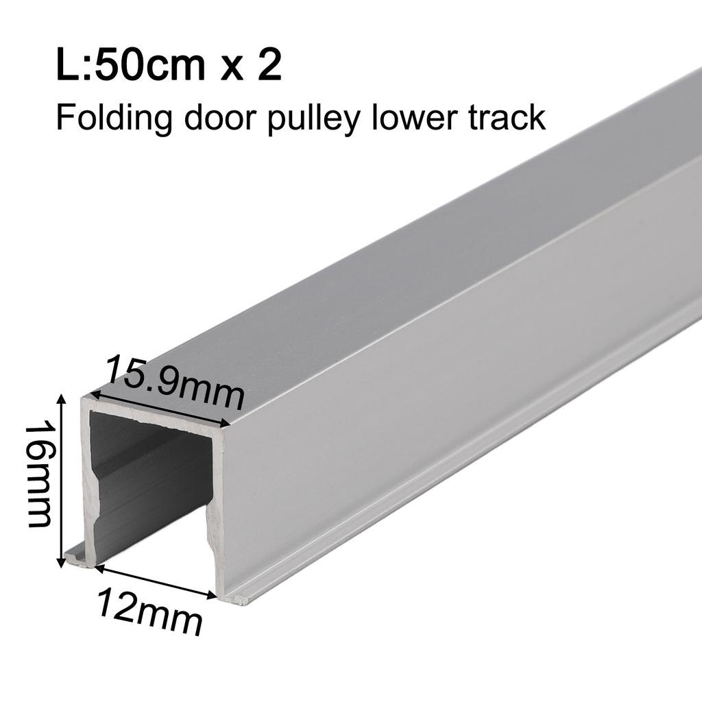 Setup Seamless Sliding Rotary Pulley Technology For Maximum 60kg Load Capacity Folding Door Pulley Sliding Track