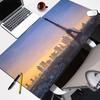 Large Gamer Mouse Pad Eiffel Tower Paris Desk Pad Laptop Gamer Desk Mat Extra Large Mousepad Carpet for Mouse Mats Office