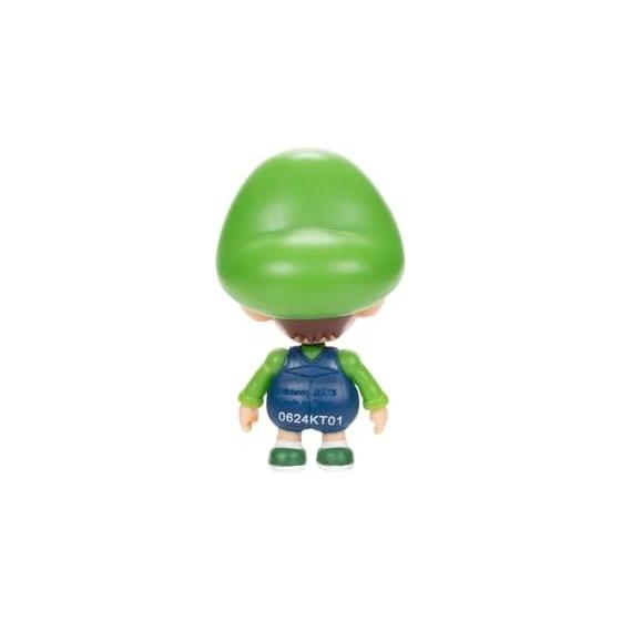 Sanei Boeki Super Mario Figure Collection: Baby Luigi (FCM-042) - 3-8cm Tall, Articulated Parts, Collectible, Playable with Playsets - Nintendo