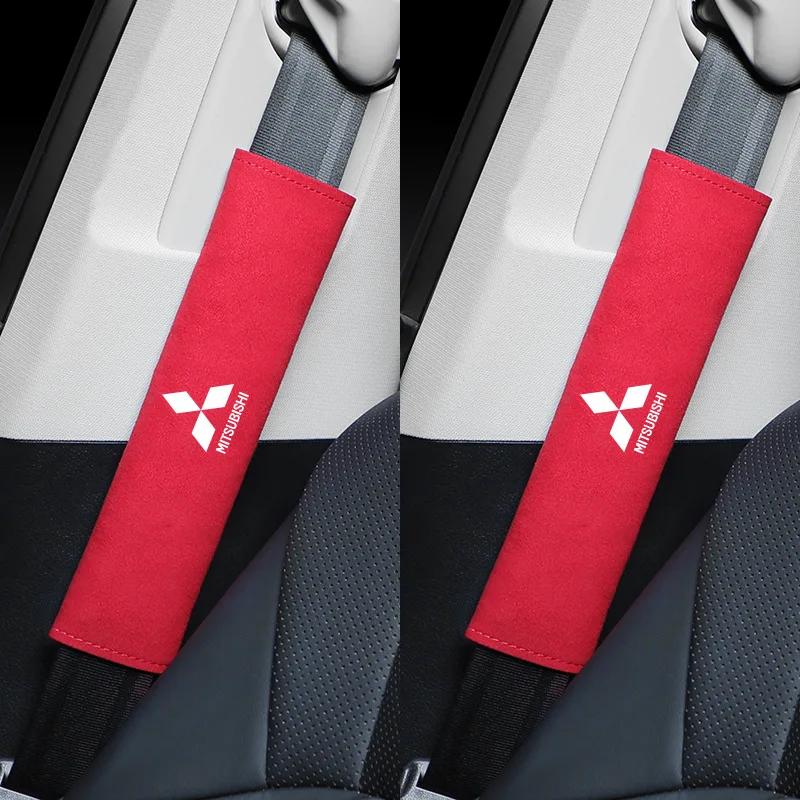

Car Safety Belt Covers Shoulder Protective Pad for Mitsubishi Ralliart ASX OTO Lancer9 Colt V33 Cordia Pajero Outlander Eclipse красный