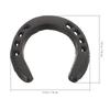 Large Cast Iron Horseshoe Wall Hanging Metal Wall Sculpture Horseshoe Shaped Figurines Iron Wall Art Sculptures Horseshoe