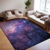 Modern Galaxy Nebula Starry Runner Rug Cosmic Universe Space Print Non Slip Carpet for Living Room Bedroom Hallway Home Decor
