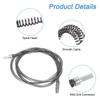 Uxcell 6.56ft Drain Auger Cable, Pipe Cleaning Spring Clog Removal, Flexible Plumbing Snake Pipe Drain Cleaner for Kitchen Shower Sinks