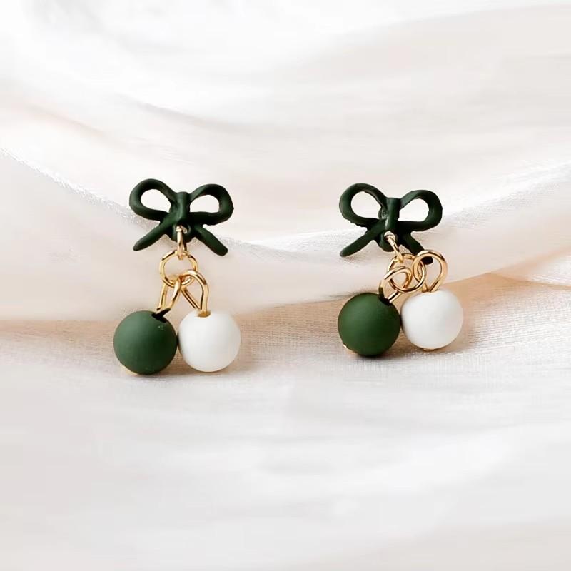 Cercei lungi cu cristale verzi pentru femei, cu pandantive în formă de floare, imitație zirconiu, cercei cu frunze metalice, cadou pentru petrecere