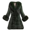Women Plus Size Winter  Lady Fauxr Coat Female Outwear Slim Jacket