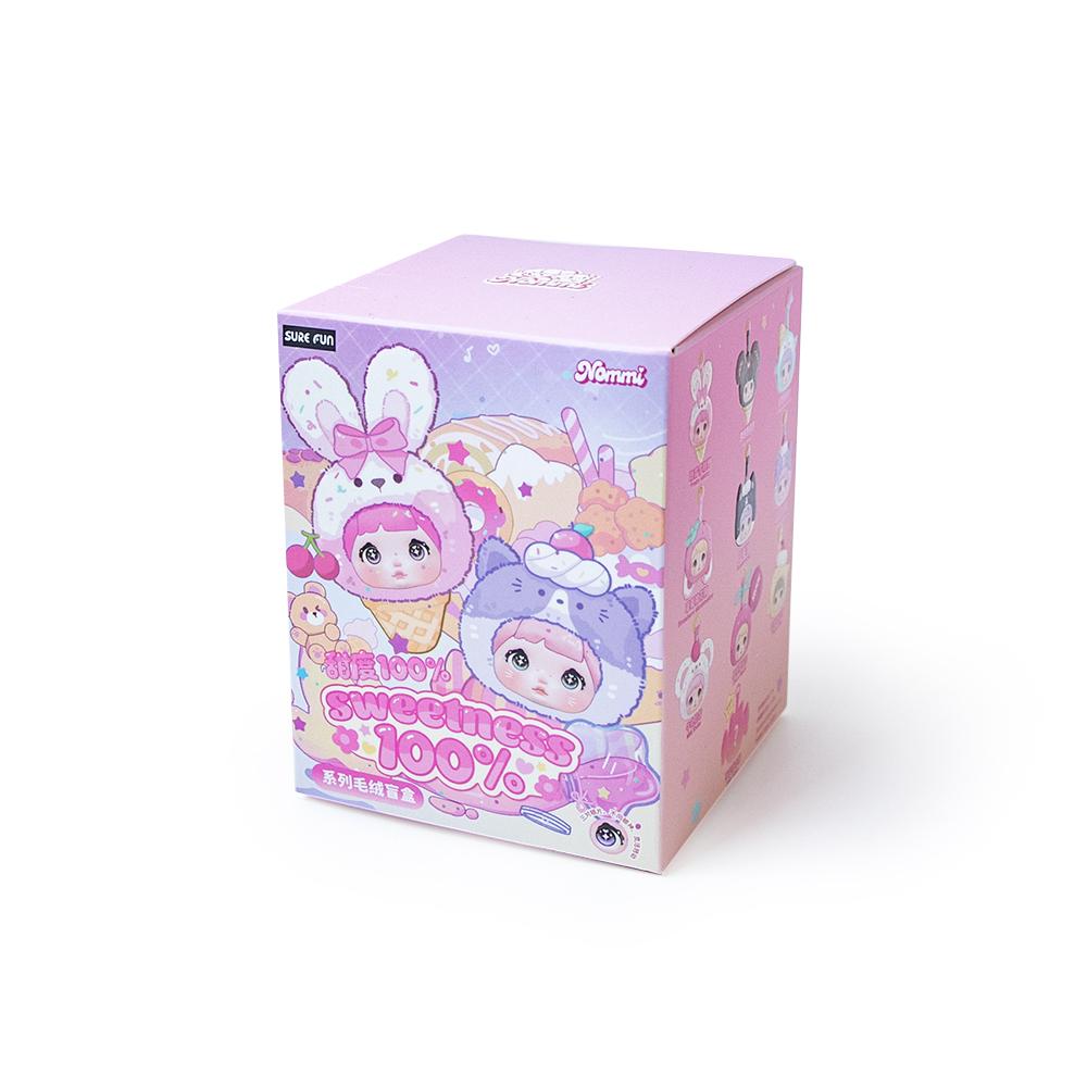 

Nommi Glutinous Rice Ball 100% Blind Box MINI Pendants Anime Doll Surprise Kawaii Vinyl Plush Mystery Box Toys Boy Girl Gifts