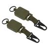 2 PCS Easy Pull Buckle Keychain Olecranon Buckle Stretchable Quick Release Buckle Key   for Bag Pants