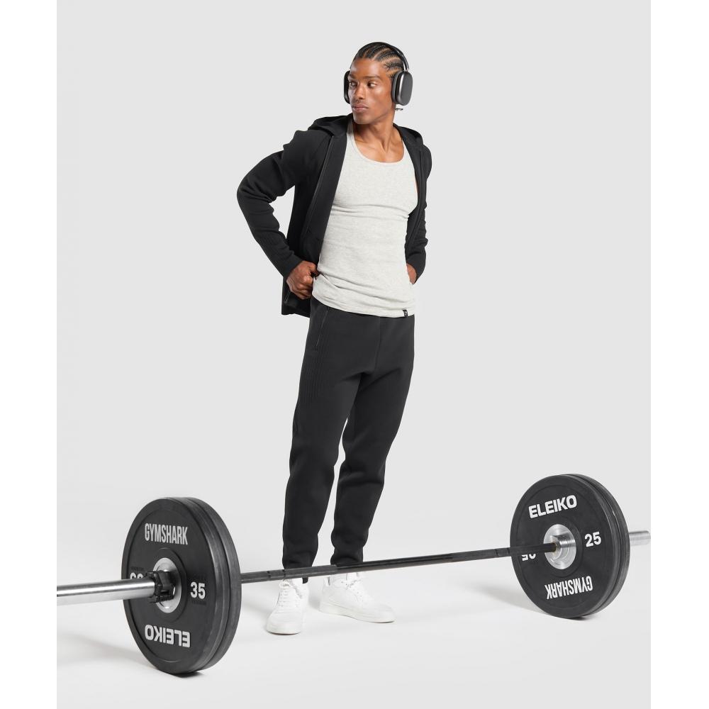 Buy Gymshark Flat Knit Joggers Black A1b7l Bb2j at affordable