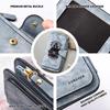 Grim Reaper Printed PU Long Wallet Multi Card Slot Bifold Purse