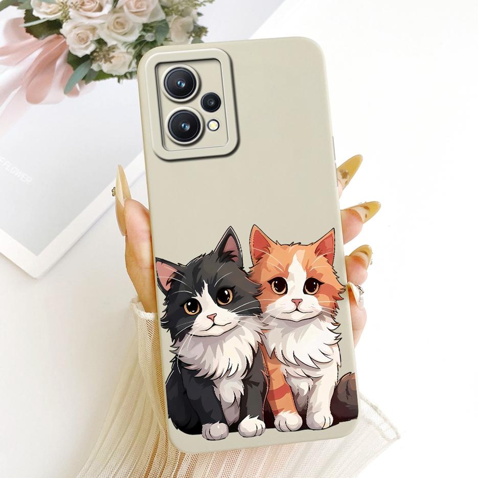 For Realme 9 Case Realme9 Pro 5G Cute Fashion Cartoon Cover Soft TPU Matte Phone Case For Realme 9 Pro Plus Realme9 Pro+ 5G Bags