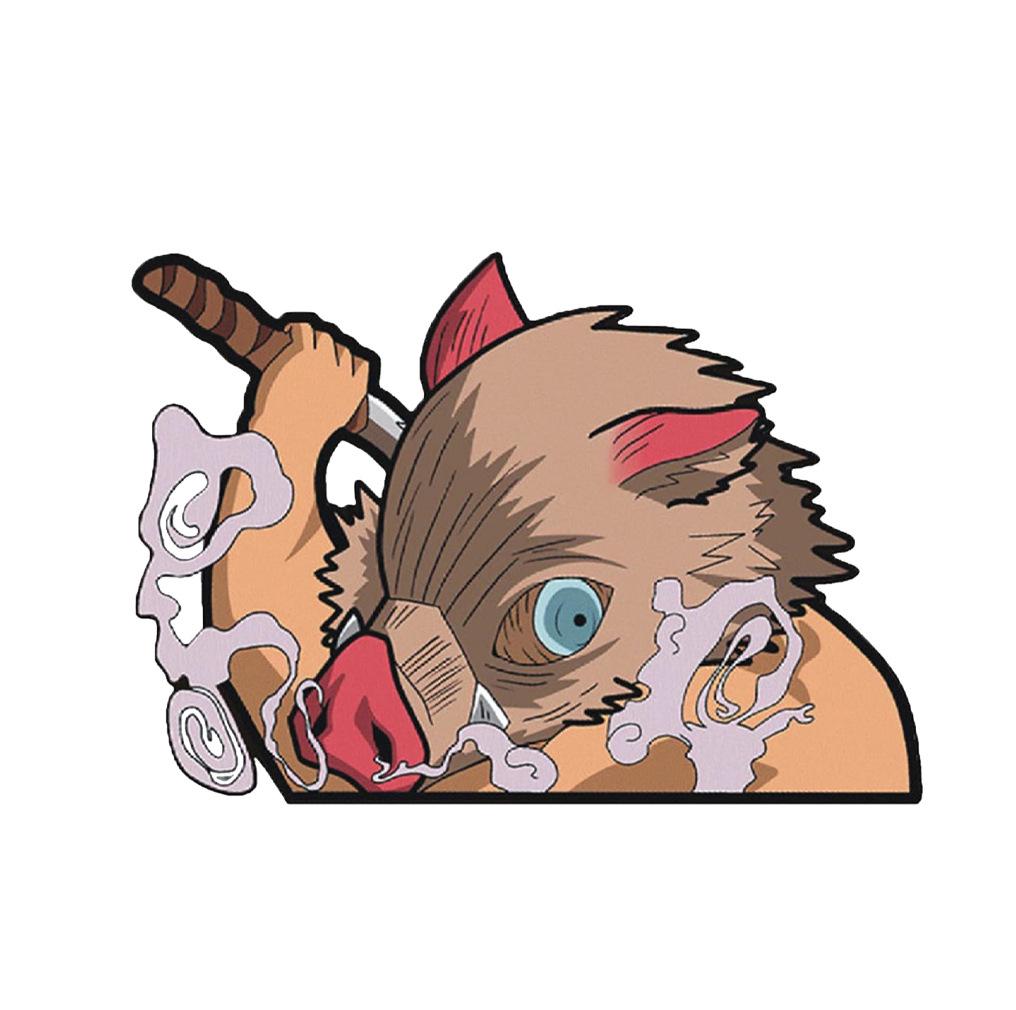 

Очаровательная мультяшная виниловая наклейка-пикер для автомобилей, бамперов и ноутбуков. розового золота